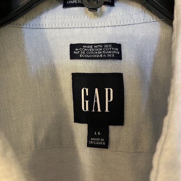 Gap Long Sleeve shirt. Size L, light blue. - Picture 2 of 2